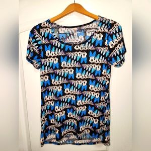 LuLaRoe Minnie Mouse Blouse Women's Sz Small